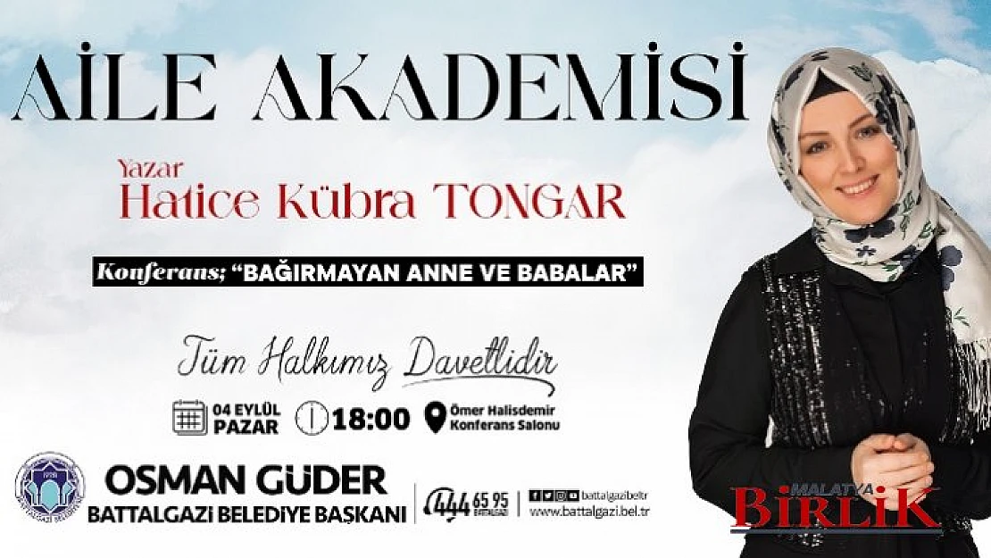 Battalgazi'de 'Aile Akademisi' Başlıyor