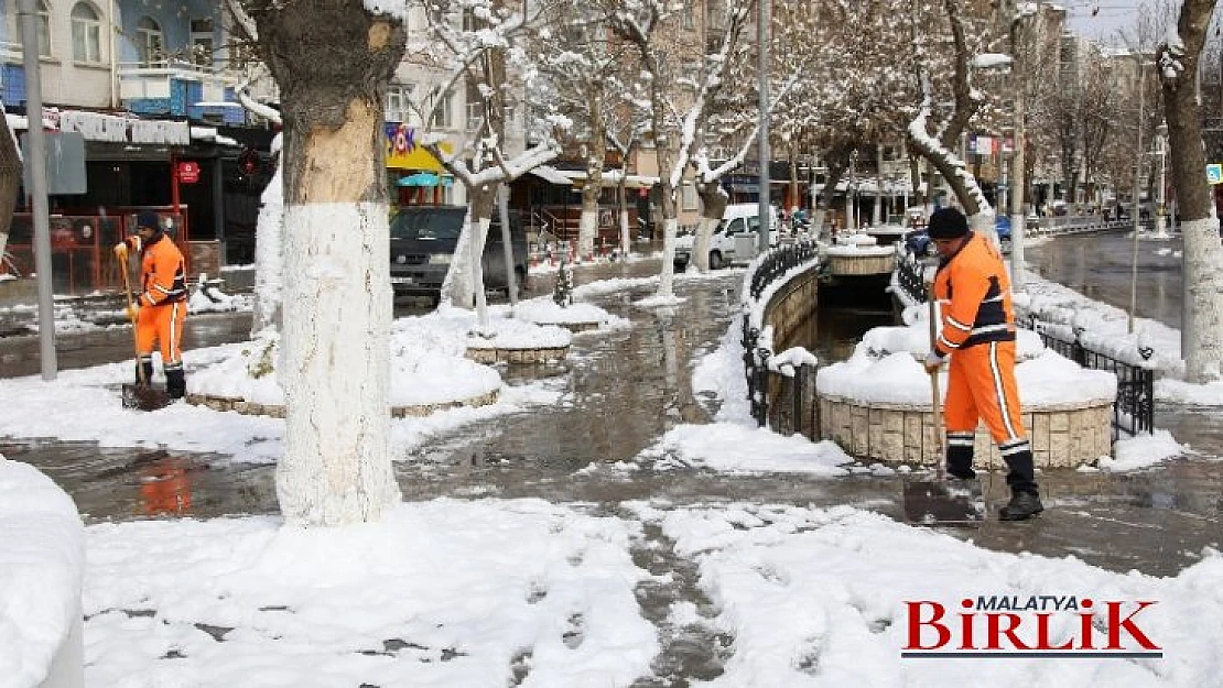 Battalgazi'de Başarılı Karla Mücadele Çalışması