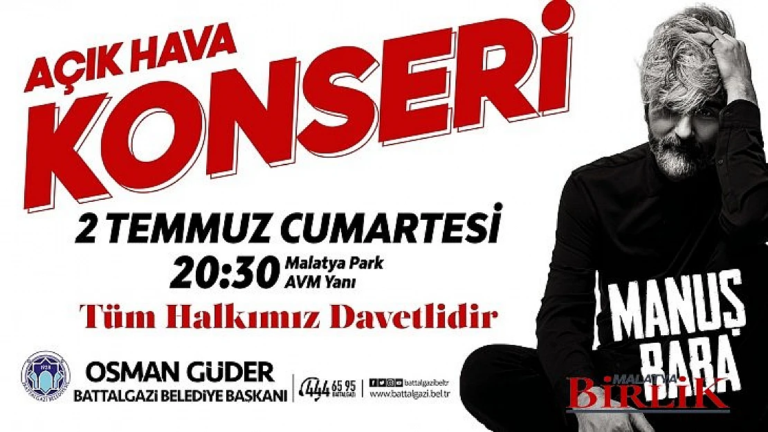 Battalgazi'de Manuş Baba Rüzgarı Esecek