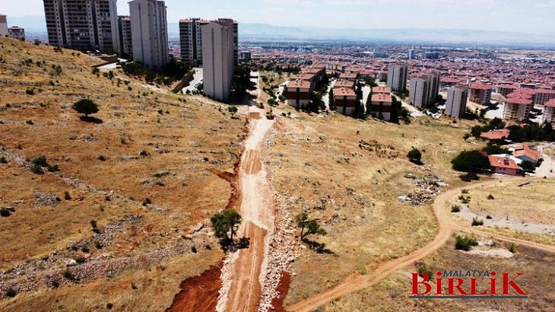 Battalgazi'de Yeni İmar Yolu Açma Çalışmaları Sürüyor