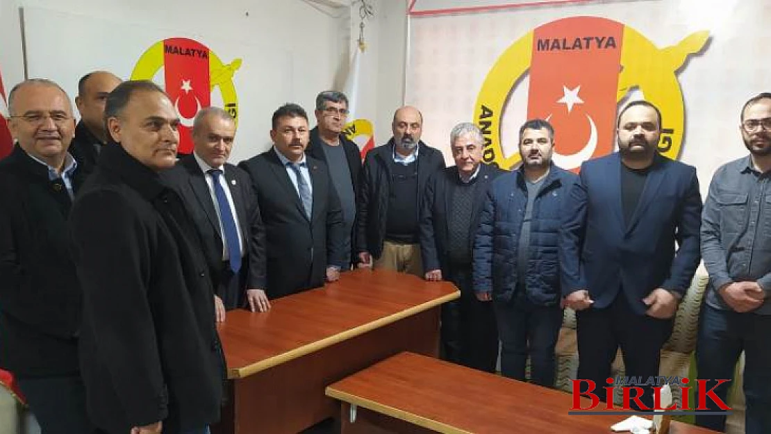 BBP Malatya İl Başkan Adayı Karaman'dan Anadolu Basın Birliği'ne Ziyaret