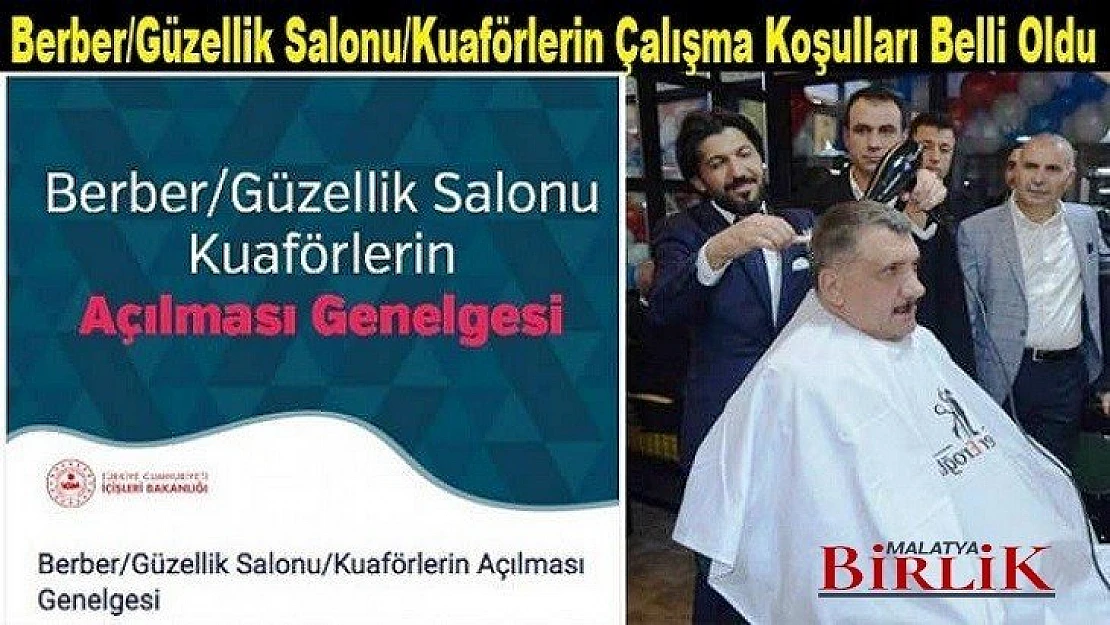 Berber, Güzellik Salonu ve Kuaförler Kurallara Mutlaka Uymalı