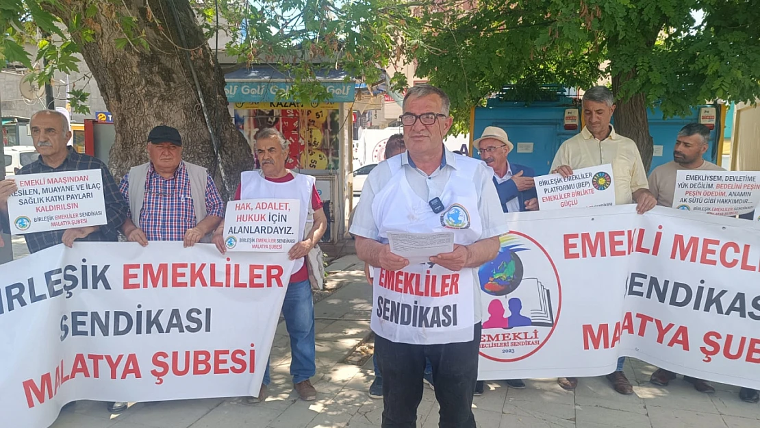 Birleşik Emekliler Sendikası Malatya Şube Başkanı Göktaş'tan Basın Açıklaması