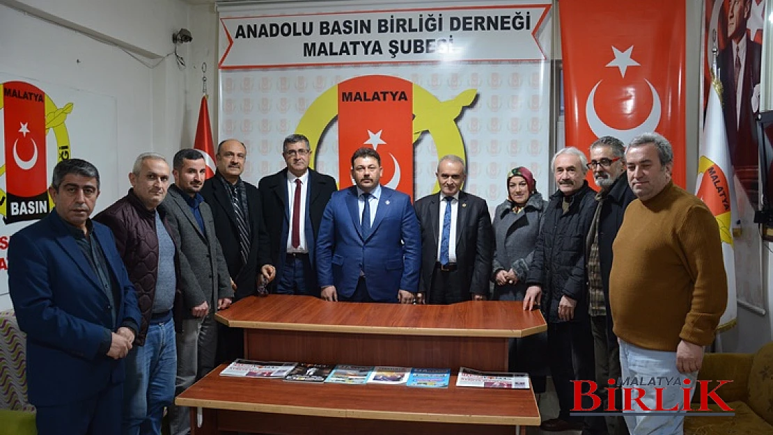 Büyük Birlik Partisi İl Teşkilatı'ndan Anadolu Basın Birliği'ne Ziyaret