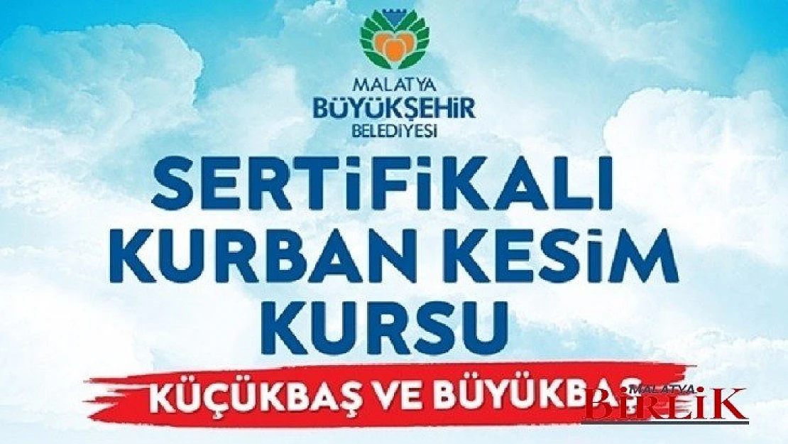 Büyükşehir Belediyesi Kurban Kesim Kursu Düzenliyor