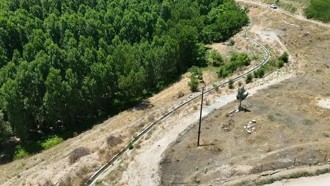 Büyükşehir Belediyesinden 6 Bin Metrekarelik Sulama Kanalı