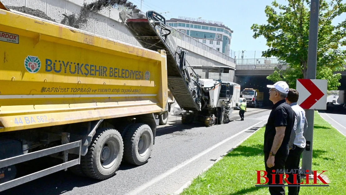 Çevreyolu'nda Yenileme Çalışmaları Başladı