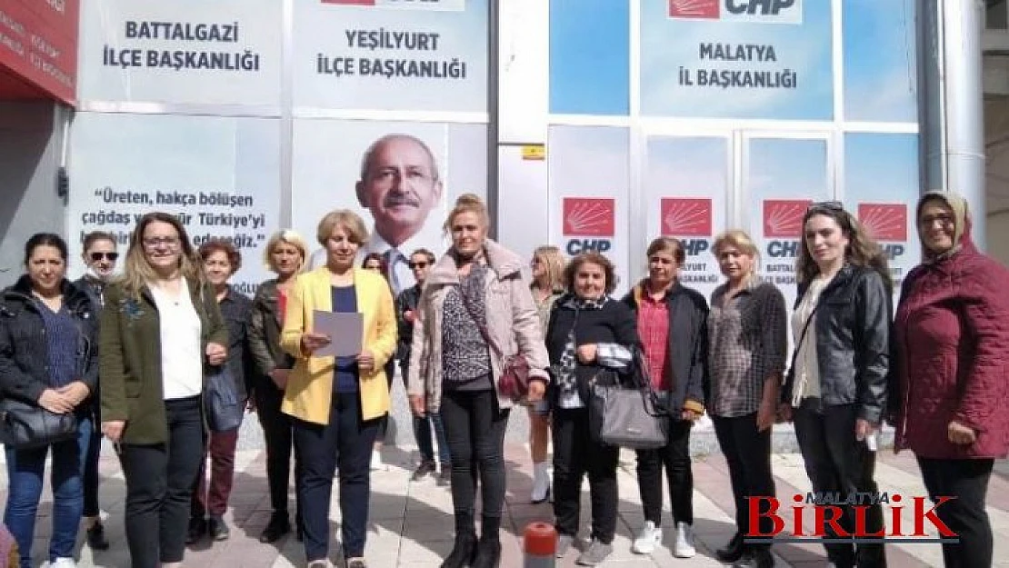 CHP İl Kadın Kollarından Ortak Basın Açıklaması