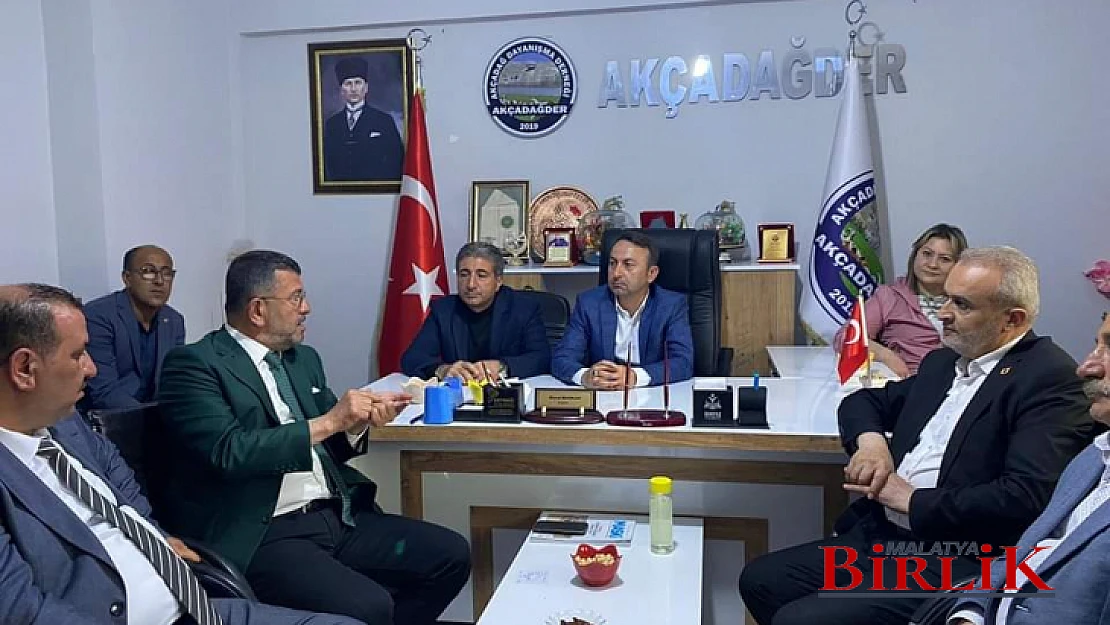 CHP Malatya Mv. Adayı Veli Ağbaba'ya Akçadağder'den Coşkulu Karşılama