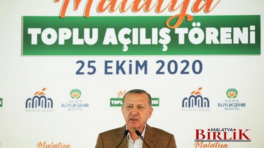 Cumhurbaşkanı Erdoğan Malatya'da Toplu Açılış Töreni'ne Katıldı