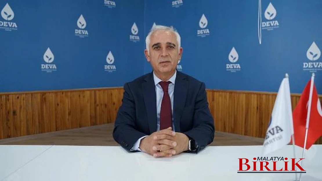 Deva Partisi Malatya İl Başkanı Onur GÜNEŞ'in Basın Açıklaması