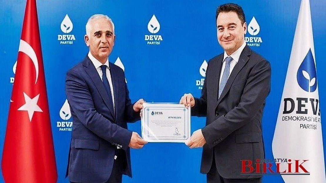 DEVA Partisinden Malatya'ya Altı Kişilik Kurucu Heyet