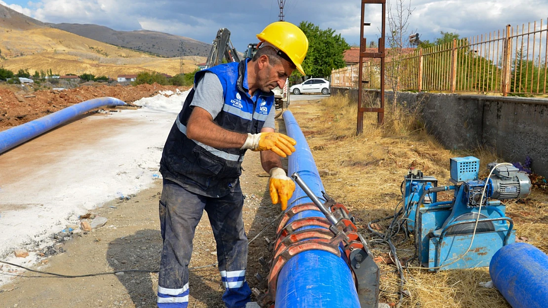 Doğanşehir Sürgü Mahallesi'ne 2 Bin 500 Metre İçme Suyu Hattı