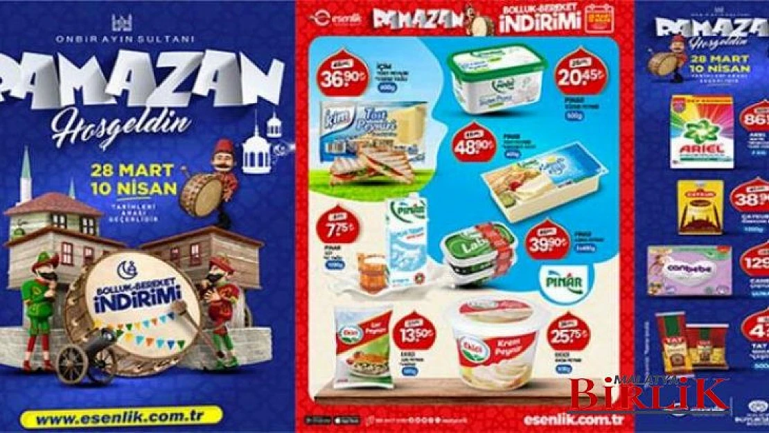 Esenlik'te Ramazan Ayı Boyunca İndirimler Devam Ediyor