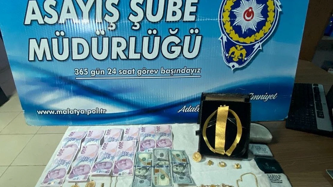 Evden Hırsızlık Şüphelisi Yakalanarak, Çalıntı Eşyalar Ele Geçirildi