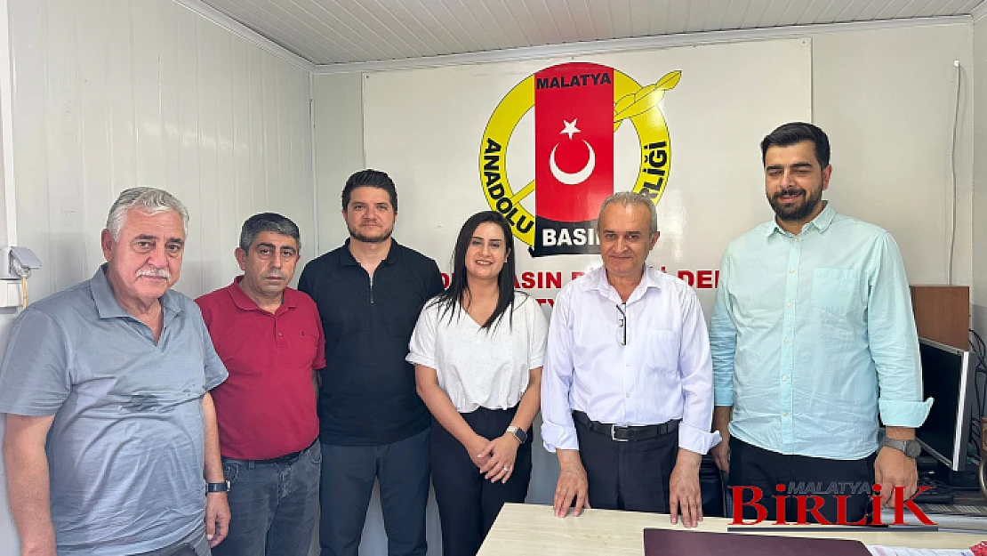 Fırat Edaş İl Müdürü Orkun Özgan'dan Anadolu Basın Birliğine Ziyaret