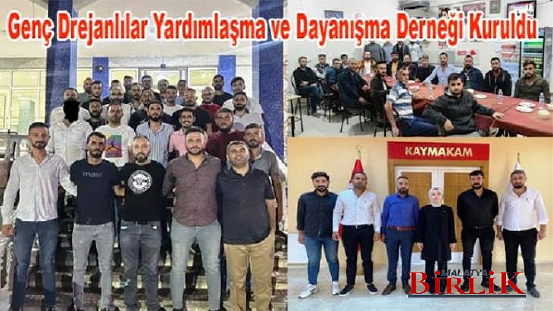 Genç Drejanlılar Yardımlaşma Derneği Kuruldu