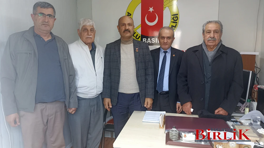 Genel Başkan Taşçı'dan Anadolu Basın Birliği Malatya Şubesi'ne Ziyaret