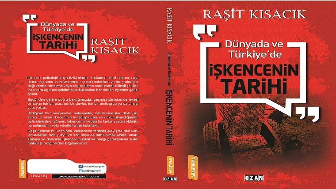 Raşit Kısacık'ın 'İşkencenin Tarihi' Adlı Kitabı Tüm Kitapçılarda