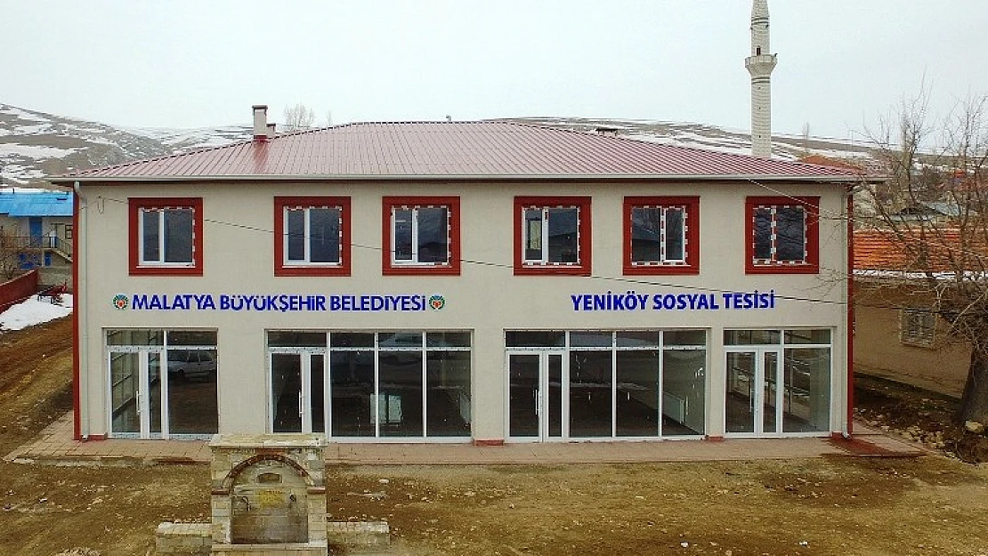 Yeni Köy Sosyal Tesisleri Hizmete Hazır