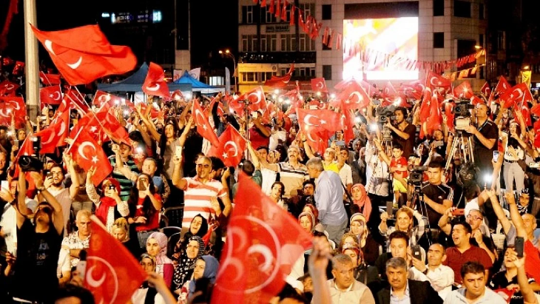 15 Temmuz Millet Meydanı Binlerce Vatanseveri Buluşturdu