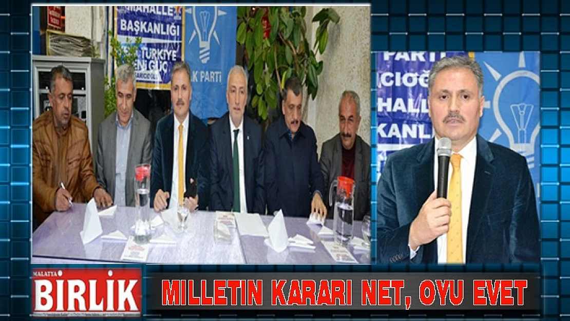 16 Nisan Halk Oylaması Kapsamında Mahalle Toplantıları Sürüyor