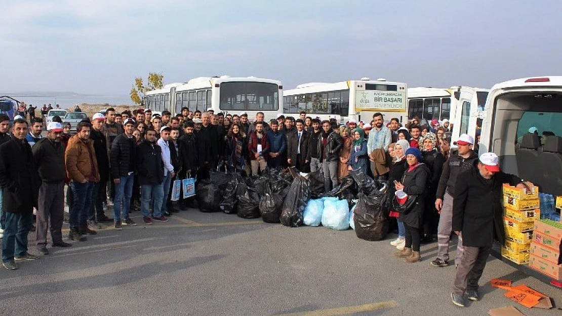 Gençlik Konseyi Karakaya Barajında Doğa Temizliği yapıldı