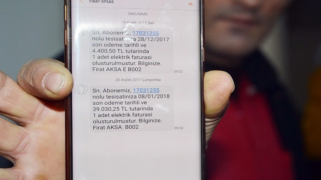 45 Bin TL'lik Elektrik Faturası, Esnafı Şok Etti!