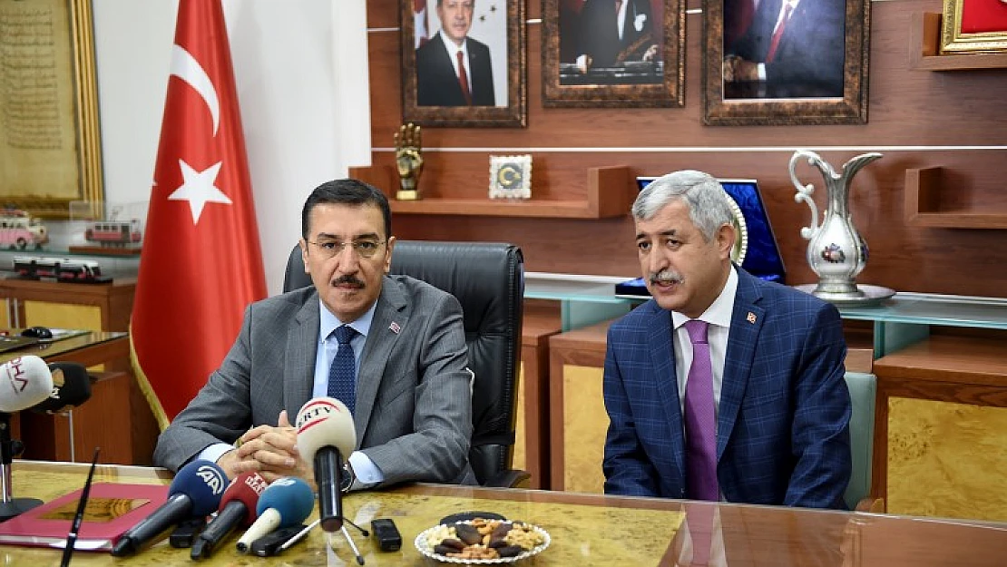 Bakan Tüfenkci'den Başkan Polat'a Hayırlı Olsun Ziyareti