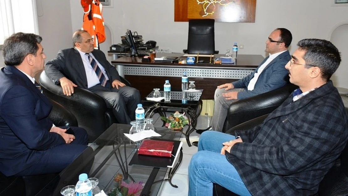 Vali Ali Kaban, Karayolları 81. Şube Şefliğini Ziyaret Etti