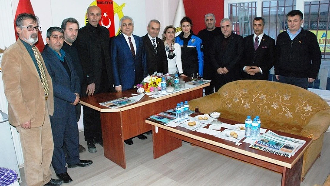 Emniyet Müdürü Urhal'dan Anadolu Basın Birliği Derneğine Ziyaret