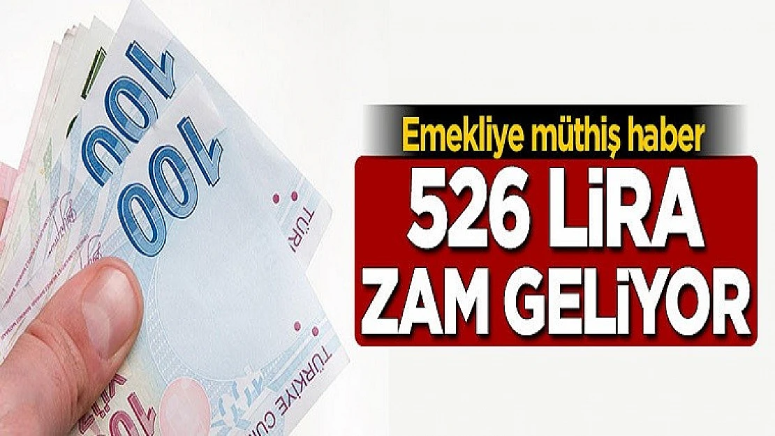 Emeklilere 526 Lira Zam Yapılacak