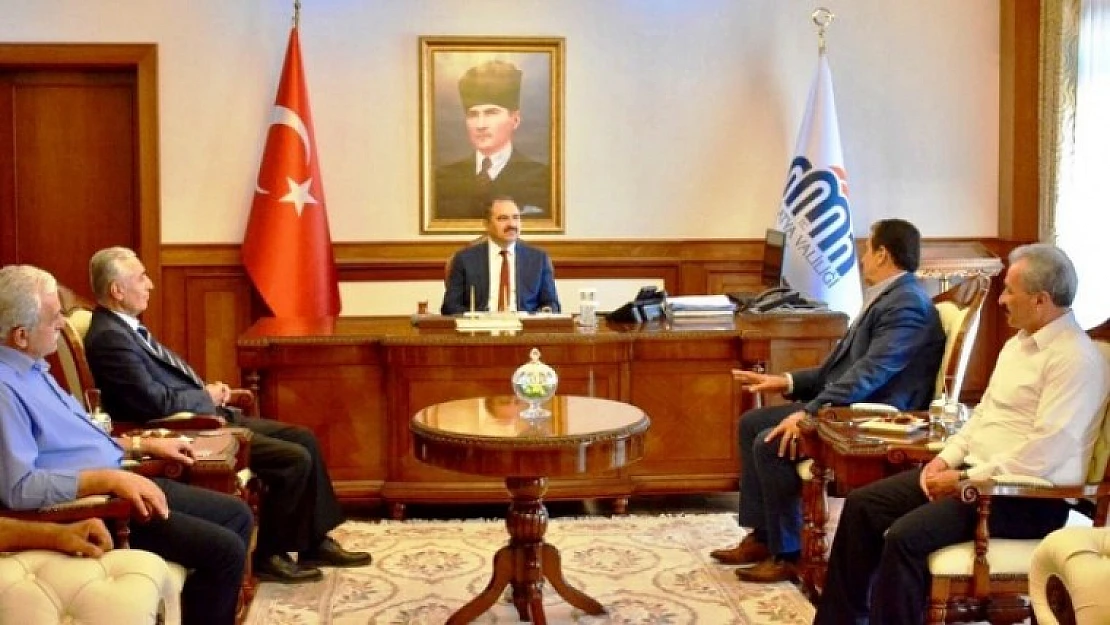 Esnaf Kuruluşlarından Vali Kaban'a Ziyaret