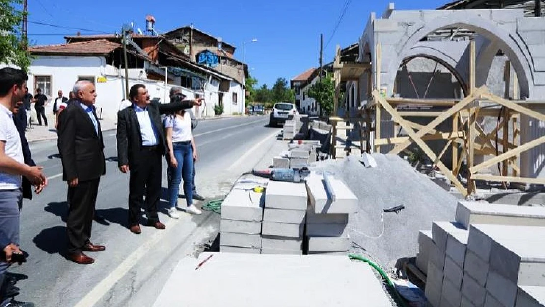 Sancaktar Türbesi'nde Restorasyon Çalışmaları Devam Ediyor
