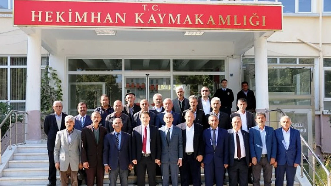 Hekimhan'da 19 Ekim Muhtarlar Günü Kutlandı