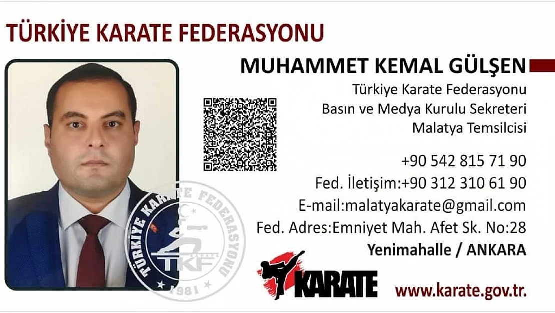 Gülşen Türkiye Karate Federasyon Basın ve Medya Sorumlusu Oldu