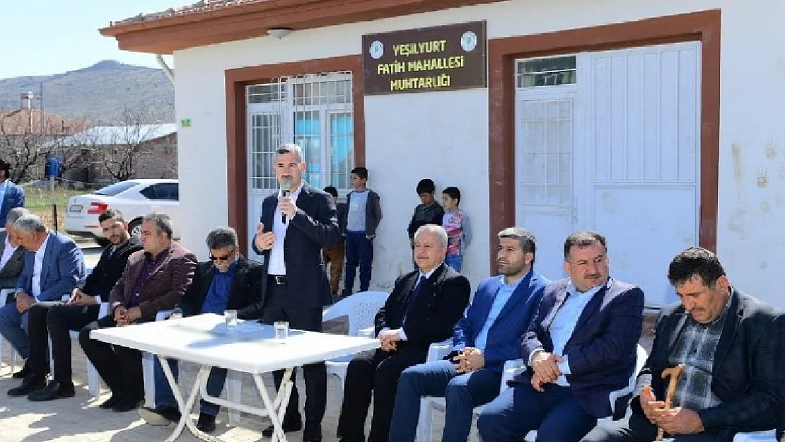 Çınar, Büyük Emekle Yeşilyurt'u Marka Haline Getirdik