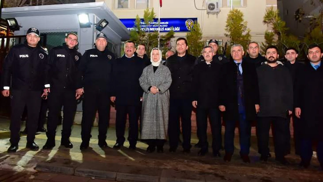 Yeni Yılda Güvenlik Güçleri Ve Bebek Sahibi Olan Aileler Unutulmadı