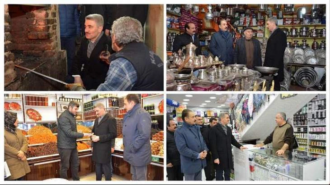 Vali Aydın Baruş Esnafları Ziyarete Devam Ediyor
