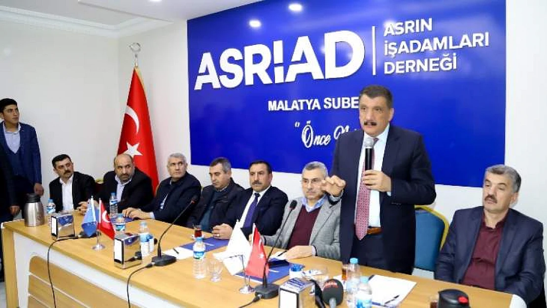 Başkan Gürkan, Asrın İşadamları Derneğine Ziyaret