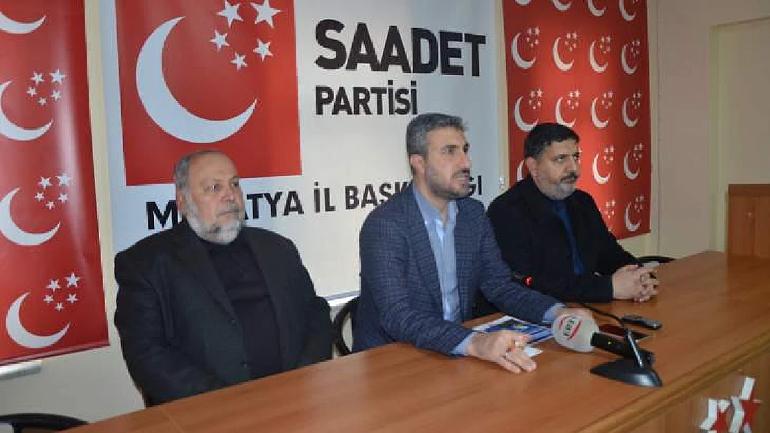 Saadet Partisi'nden Basın Açıklaması