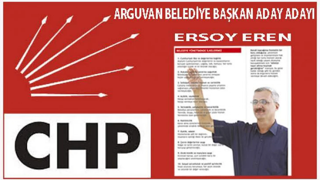 Ersoy Eren Arguvan Belediye Başkan Aday Adayı Oldu 