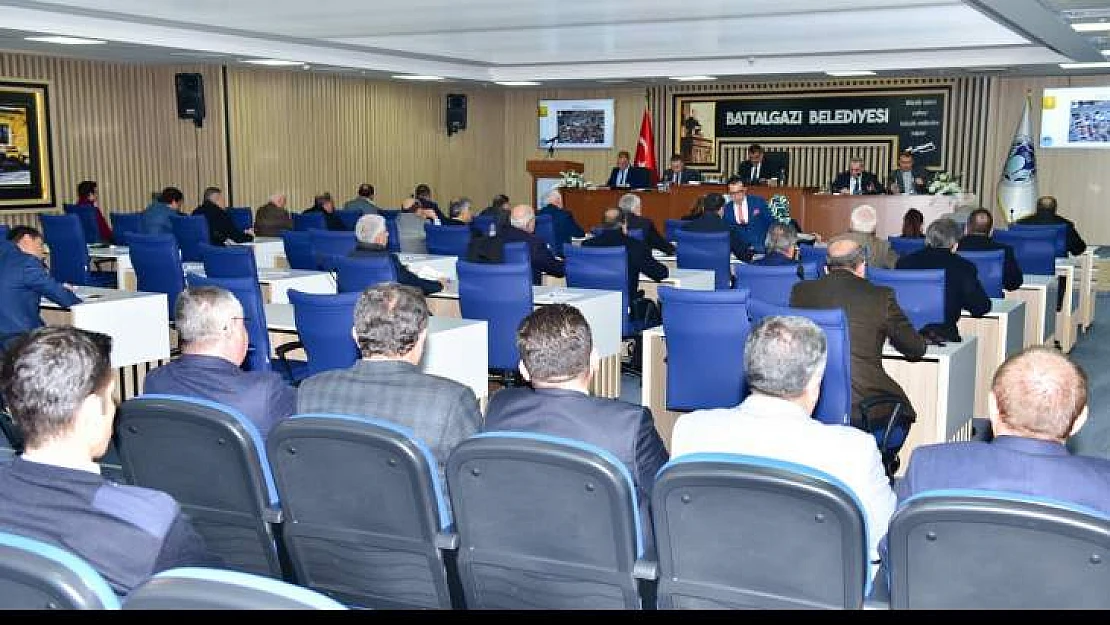 Battalgazi Belediye Meclisi, Yeni Yılın İlk Olağan Toplantısını Yaptı