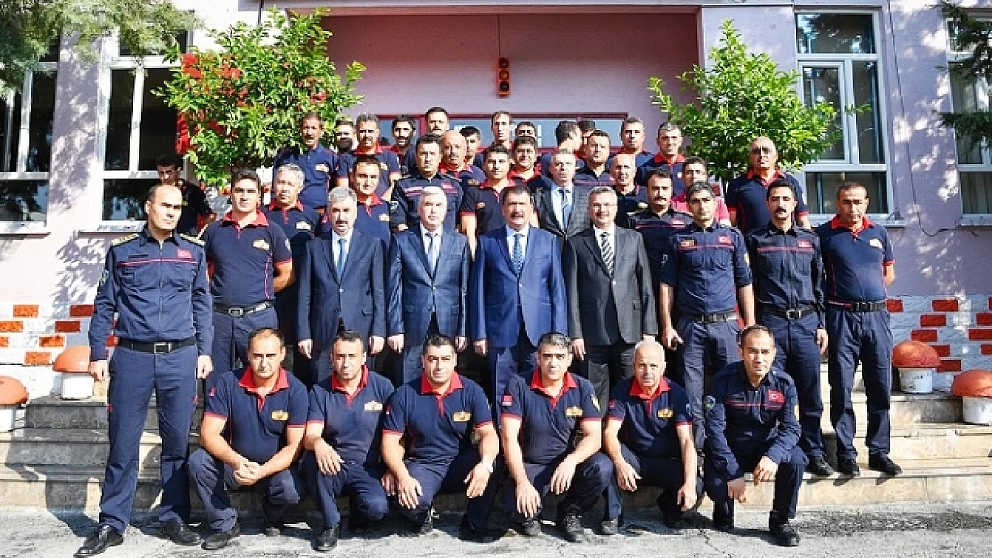 Başkan Gürkan, İtfaiye Daire Başkanlığını Ziyaret Etti