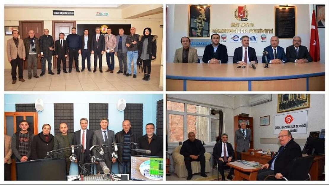 Vali Baruş'tan Basın Meslek Kuruluşlarına Ziyaret