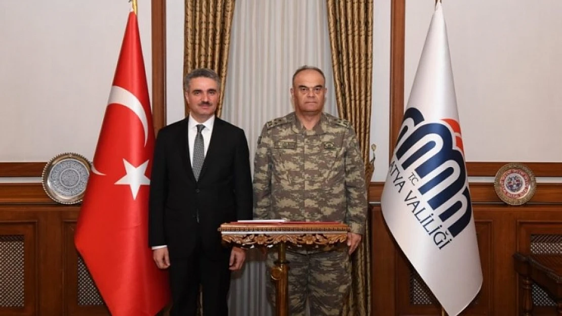Korgeneral Yayla'dan Vali Baruş'a Ziyaret