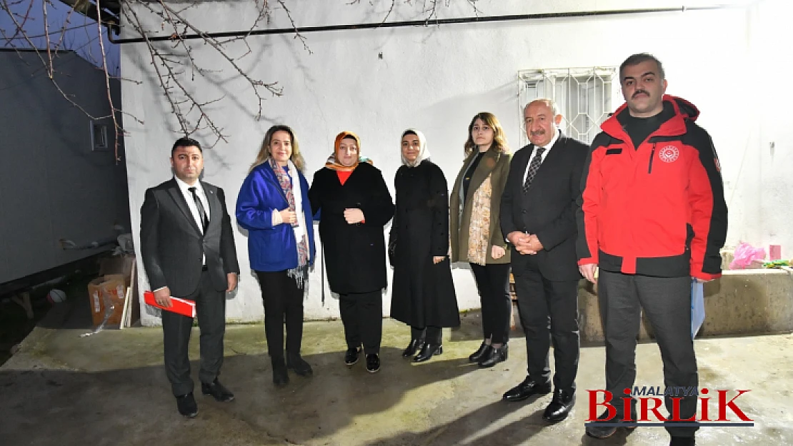 Hanımefendi Hanife Yazıcı'dan İlimizdeki Ailelere Ziyaret