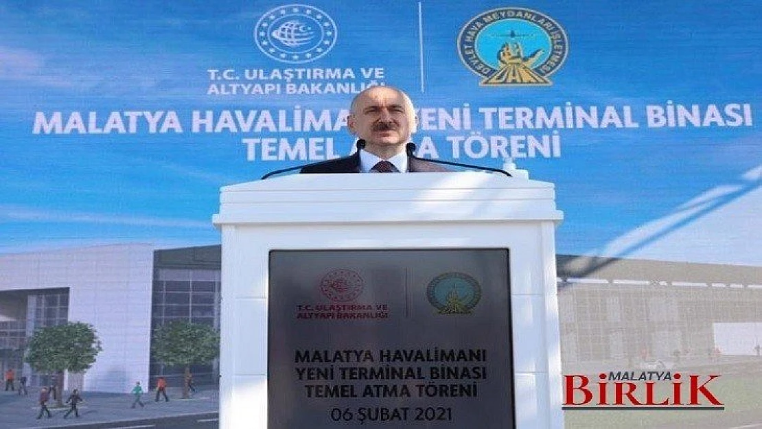 Havalimanı Yeni Terminal Binası Yapımı Temel Atma Töreni