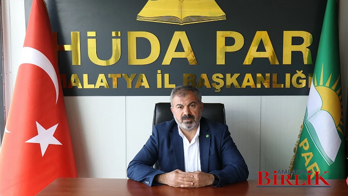 HÜDA PAR Malatya İl Başkanı Sevgili'den Kurban Bayramı Mesajı