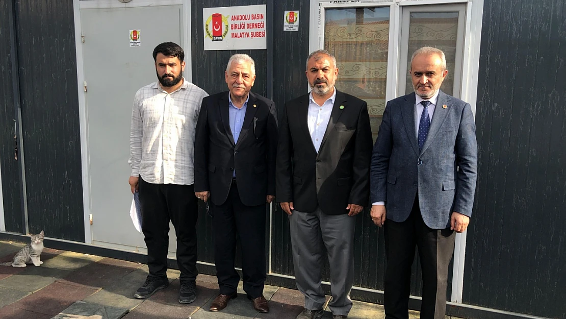 HÜDA PAR Malatya İl Başkanı Sevgili'den Anadolu Basın Birliğine Ziyaret
